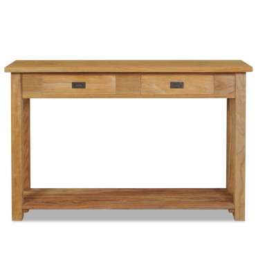 vidaXL Τραπέζι Κονσόλα 120x30x80cm από Μασίφ Ξύλο Teak 1 τεμ.