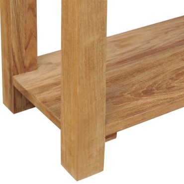 vidaXL Τραπέζι Κονσόλα 120x30x80cm από Μασίφ Ξύλο Teak 1 τεμ.