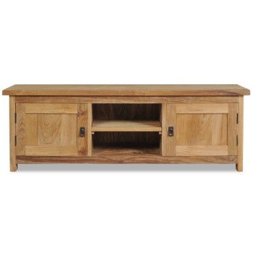 vidaXL Έπιπλο Τηλεόρασης 120x30x40cm Μασίφ Ξύλο Teak