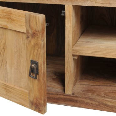 vidaXL Έπιπλο Τηλεόρασης 120x30x40cm Μασίφ Ξύλο Teak