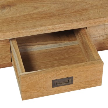vidaXL Πάγκος Χολ 90x30x40cm από Μασίφ Ξύλο Teak 1 τεμ.