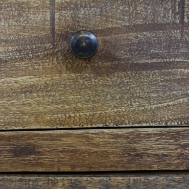 vidaXL Κομοδίνο 40x30x51cm από Μασίφ Ξύλο Μαόνι 1 τεμ.