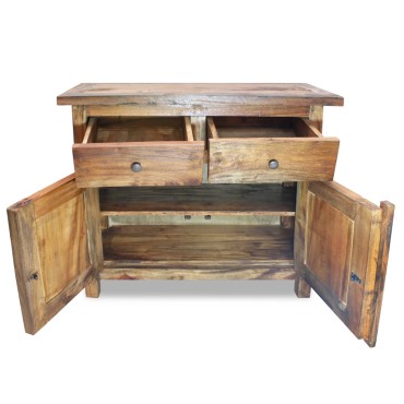 vidaXL Συρταριέρα 75x30x65cm από Μασίφ Ξύλο Μαόνι 1 τεμ.