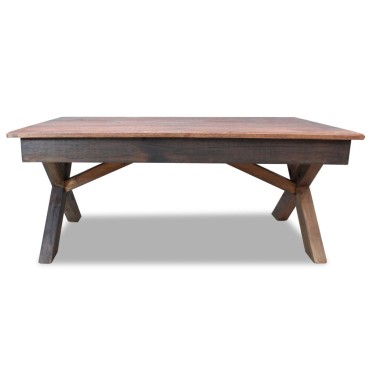 vidaXL Τραπεζάκι Σαλονιού 110x60x45cm από Μείγμα Ανακυκλωμένων Ξύλων 1 τεμ.
