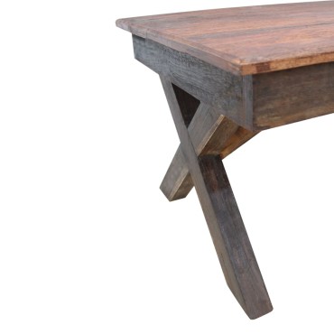 vidaXL Τραπεζάκι Σαλονιού 110x60x45cm από Μείγμα Ανακυκλωμένων Ξύλων 1 τεμ.