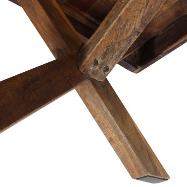 vidaXL Τραπεζάκι Σαλονιού 110x60x45cm από Μείγμα Ανακυκλωμένων Ξύλων 1 τεμ.