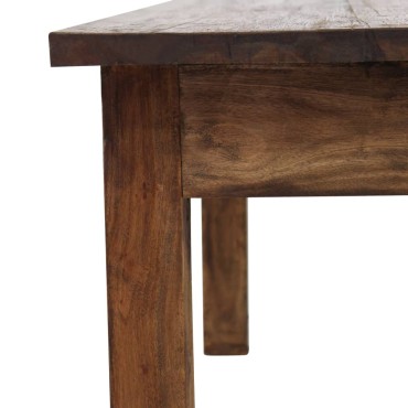 vidaXL Τραπεζάκι Σαλονιού 98x73x45cm από Μασίφ Ξύλο Μαόνι 1 τεμ.