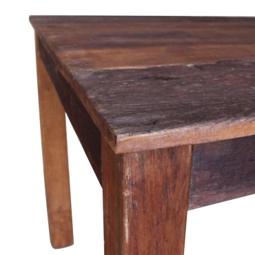 vidaXL Τραπέζι Τραπεζαρίας 82x80x76cm από Μείγμα Ανακυκλωμένων Ξύλων 1 τεμ.