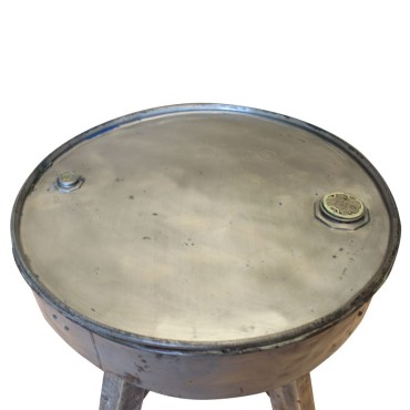 vidaXL Τραπεζάκι Σαλονιού Ασημί 60x45cm Μείγμα Ανακυκλωμένων Ξύλων 1 τεμ.