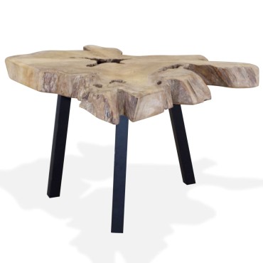 vidaXL Τραπεζάκι Σαλονιού 80x70x38cm από Αληθινό Ξύλο Teak 1 τεμ.
