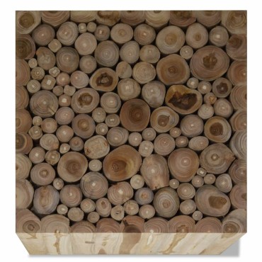 vidaXL Τραπεζάκι Σαλονιού 50x50x35cm από Αληθινό Ξύλο Teak 1 τεμ.