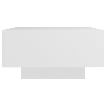 vidaXL Τραπεζάκι Σαλονιού Λευκό 90x60x31cm από Μοριοσανίδα 1 τεμ.