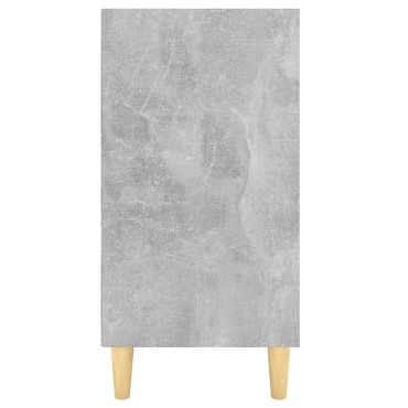 vidaXL Ραφιέρα Γκρι Σκυροδέματος 103,5x35x70cm από Επεξεργ. Ξύλο 1 τεμ.