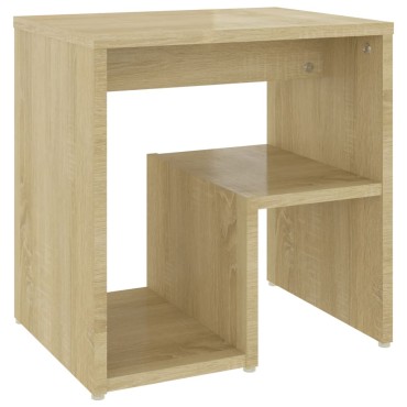 vidaXL Κομοδίνο Sonoma Δρυς 40x30x40cm από Επεξ. Ξύλο 1 τεμ.