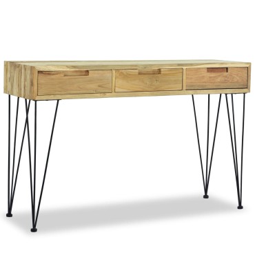 vidaXL Τραπέζι Κονσόλα 120x35x76cm από Μασίφ Ξύλο Teak 1 τεμ.