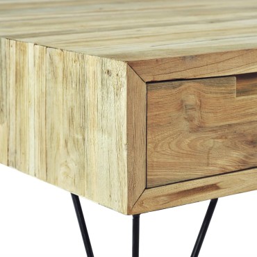 vidaXL Τραπεζάκι Σαλονιού 80x80x40cm από Μασίφ Ξύλο Teak 1 τεμ.