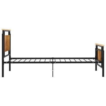 vidaXL Πλαίσιο Κρεβατιού 90x200cm Μεταλλικό 1 τεμ. - Μονό