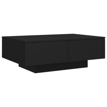 vidaXL Τραπεζάκι Σαλονιού Μαύρο 90x60x31cm από Επεξ. Ξύλο 1 τεμ.