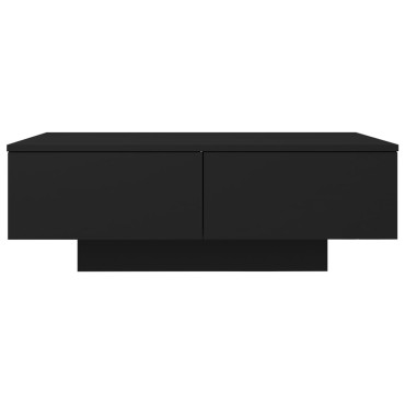 vidaXL Τραπεζάκι Σαλονιού Μαύρο 90x60x31cm από Επεξ. Ξύλο 1 τεμ.