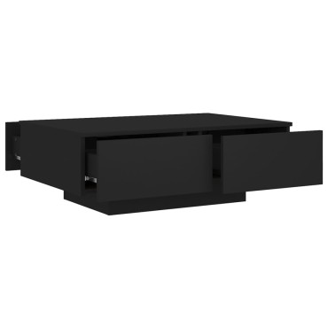 vidaXL Τραπεζάκι Σαλονιού Μαύρο 90x60x31cm από Επεξ. Ξύλο 1 τεμ.