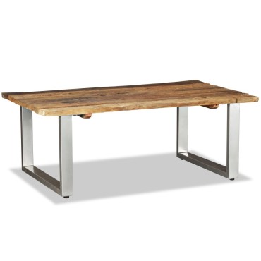 vidaXL Τραπεζάκι Σαλονιού 100x60x38cm Μασίφ Ανακυκλωμένο Ξύλο 1 τεμ.