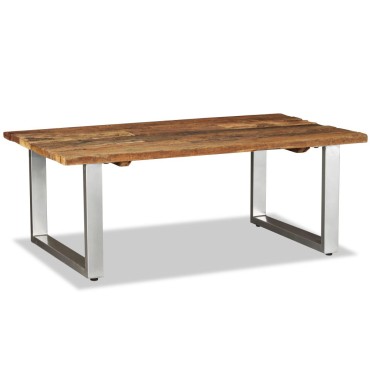 vidaXL Τραπεζάκι Σαλονιού 100x60x38cm Μασίφ Ανακυκλωμένο Ξύλο 1 τεμ.