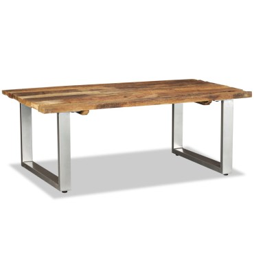 vidaXL Τραπεζάκι Σαλονιού 100x60x38cm Μασίφ Ανακυκλωμένο Ξύλο 1 τεμ.
