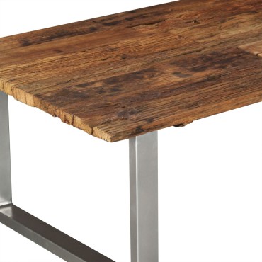 vidaXL Τραπεζάκι Σαλονιού 100x60x38cm Μασίφ Ανακυκλωμένο Ξύλο 1 τεμ.