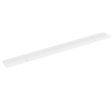 vidaXL Ράφια Τοίχου 2 τεμ. Γυαλιστερό Λευκό 100x9x3cm