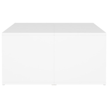 vidaXL Τραπεζάκια Σαλονιού 4 τεμ. Λευκά 33x33x33cm Επεξ. Ξύλο