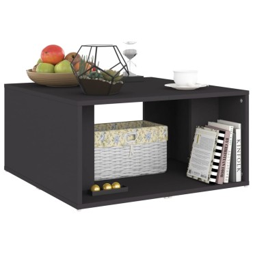 vidaXL Τραπεζάκια Σαλονιού 4 τεμ. Γκρι 33x33x33cm Επεξ. Ξύλο