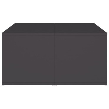 vidaXL Τραπεζάκια Σαλονιού 4 τεμ. Γκρι 33x33x33cm Επεξ. Ξύλο