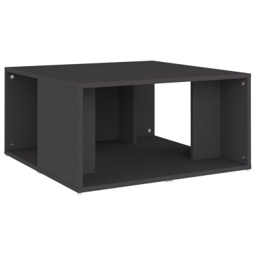 vidaXL Τραπεζάκια Σαλονιού 4 τεμ. Γκρι 33x33x33cm Επεξ. Ξύλο