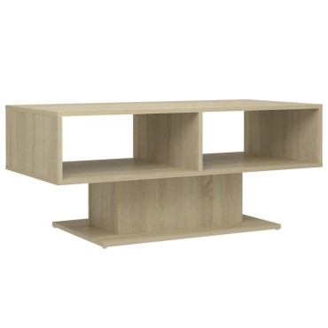 vidaXL Τραπεζάκι Σαλονιού Sonoma Δρυς 103,5x50x44,5cm Επεξ. Ξύλο 1 τεμ.