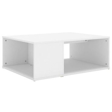 vidaXL Τραπεζάκι Σαλονιού Λευκό 90x67x33cm Επεξεργασμένο Ξύλο 1 τεμ.