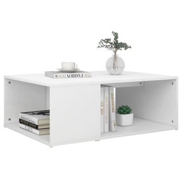 vidaXL Τραπεζάκι Σαλονιού Λευκό 90x67x33cm Επεξεργασμένο Ξύλο 1 τεμ.