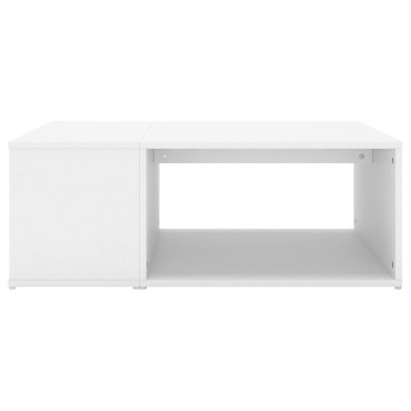 vidaXL Τραπεζάκι Σαλονιού Λευκό 90x67x33cm Επεξεργασμένο Ξύλο 1 τεμ.