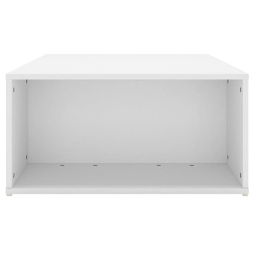 vidaXL Τραπεζάκι Σαλονιού Λευκό 90x67x33cm Επεξεργασμένο Ξύλο 1 τεμ.