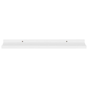 vidaXL Ράφια Τοίχου 4 τεμ. Γυαλιστερό Λευκό 60x9x3cmΛευκά