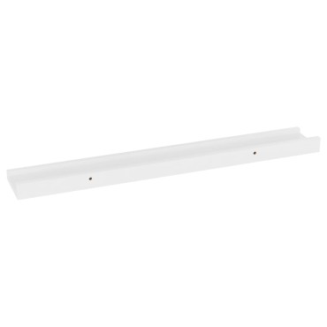 vidaXL Ράφια Τοίχου 4 τεμ. Γυαλιστερό Λευκό 60x9x3cmΛευκά