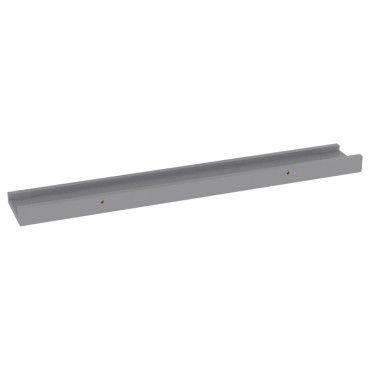 vidaXL Ράφια Τοίχου 4 τεμ. Γκρι 60x9x3cmΛευκά