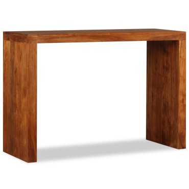 vidaXL Τραπέζι Κονσόλα 110x40x76cm Μασίφ Ξύλο με Μελί Φινίρισμα 1 τεμ.