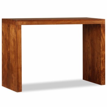 vidaXL Τραπέζι Κονσόλα 110x40x76cm Μασίφ Ξύλο με Μελί Φινίρισμα 1 τεμ.