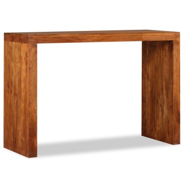 vidaXL Τραπέζι Κονσόλα 110x40x76cm Μασίφ Ξύλο με Μελί Φινίρισμα 1 τεμ.