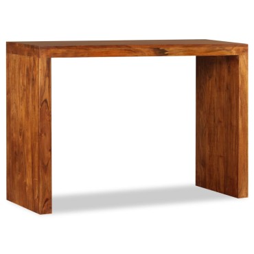 vidaXL Τραπέζι Κονσόλα 110x40x76cm Μασίφ Ξύλο με Μελί Φινίρισμα 1 τεμ.