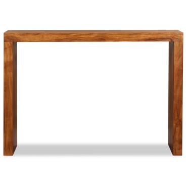 vidaXL Τραπέζι Κονσόλα 110x40x76cm Μασίφ Ξύλο με Μελί Φινίρισμα 1 τεμ.