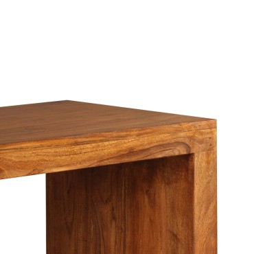 vidaXL Τραπέζι Κονσόλα 110x40x76cm Μασίφ Ξύλο με Μελί Φινίρισμα 1 τεμ.