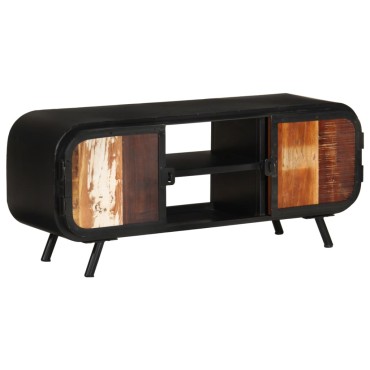 vidaXL Έπιπλο Τηλεόρασης 110x30x45cm από Μασίφ Ανακυκλωμένο Ξύλο