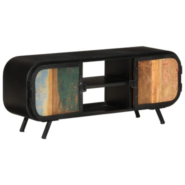 vidaXL Έπιπλο Τηλεόρασης 110x30x45cm από Μασίφ Ανακυκλωμένο Ξύλο