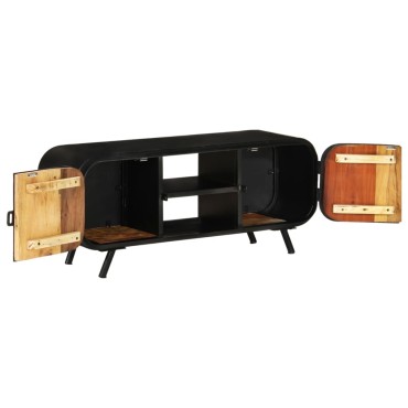 vidaXL Έπιπλο Τηλεόρασης 110x30x45cm από Μασίφ Ανακυκλωμένο Ξύλο